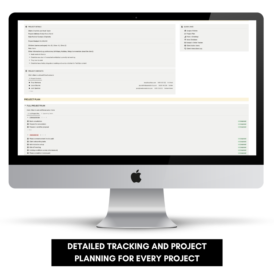 The Client Project Tracker