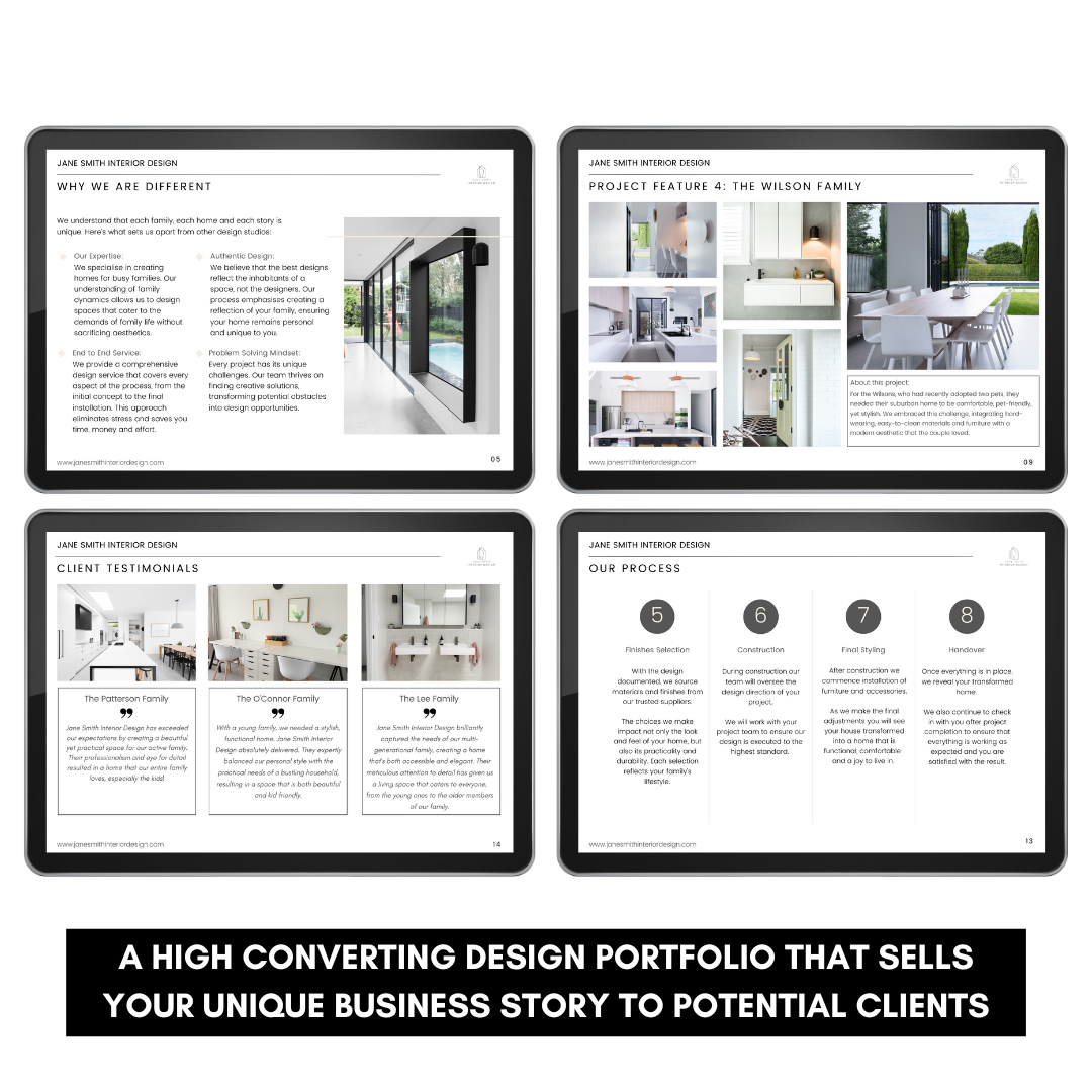 Studio Profile (Design Portfolio) Template