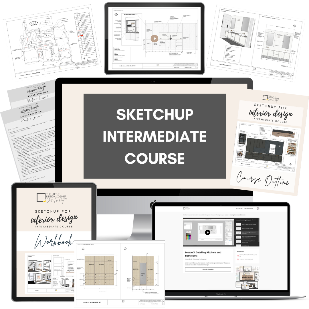 SketchUp for Interior Design - Intermediate Course