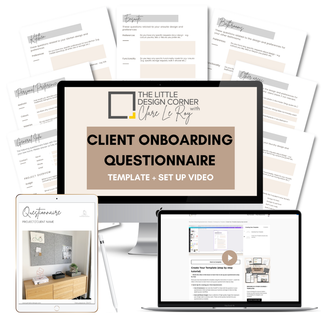 The Client Onboarding Questionnaire Template