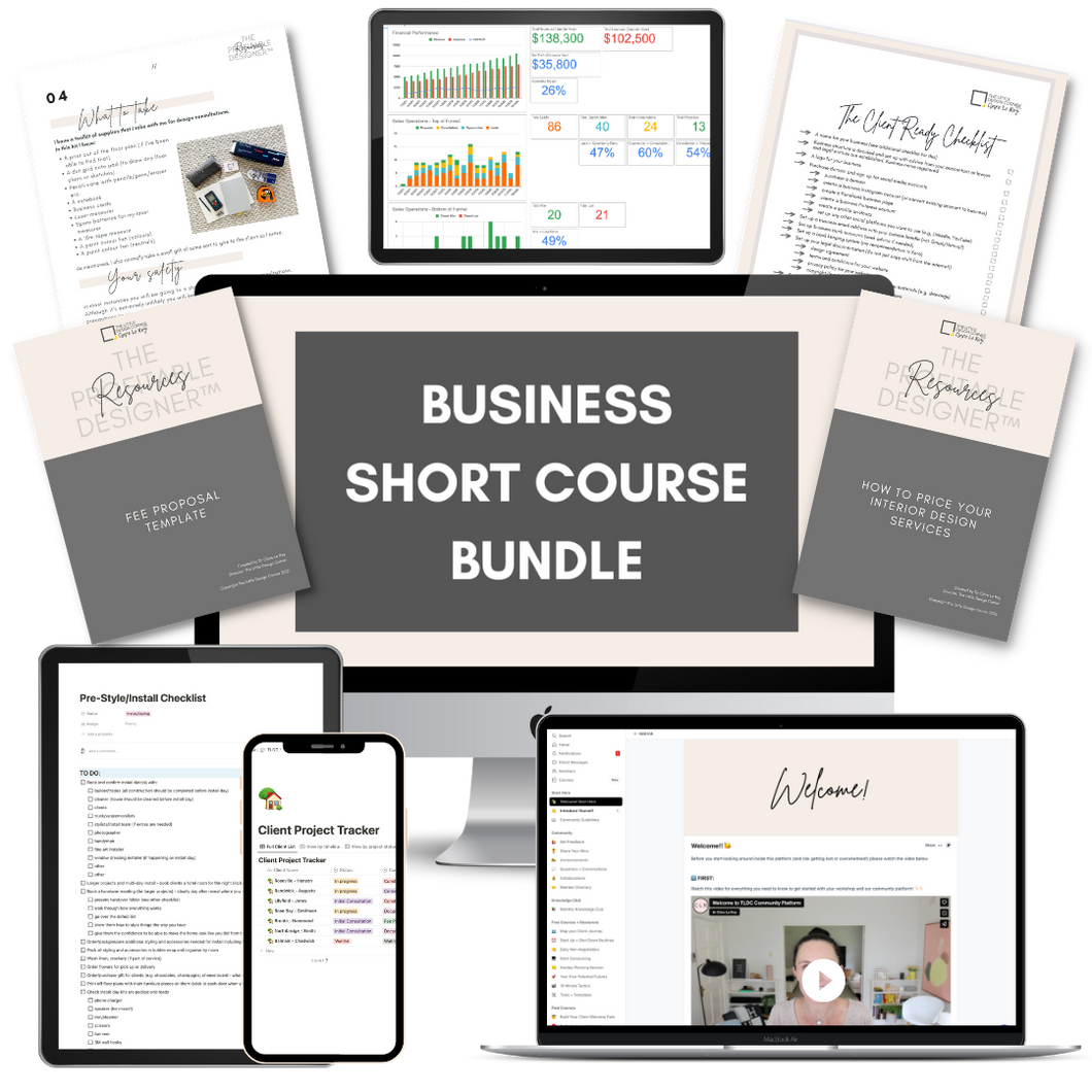 Business Short Course Bundle for Designers