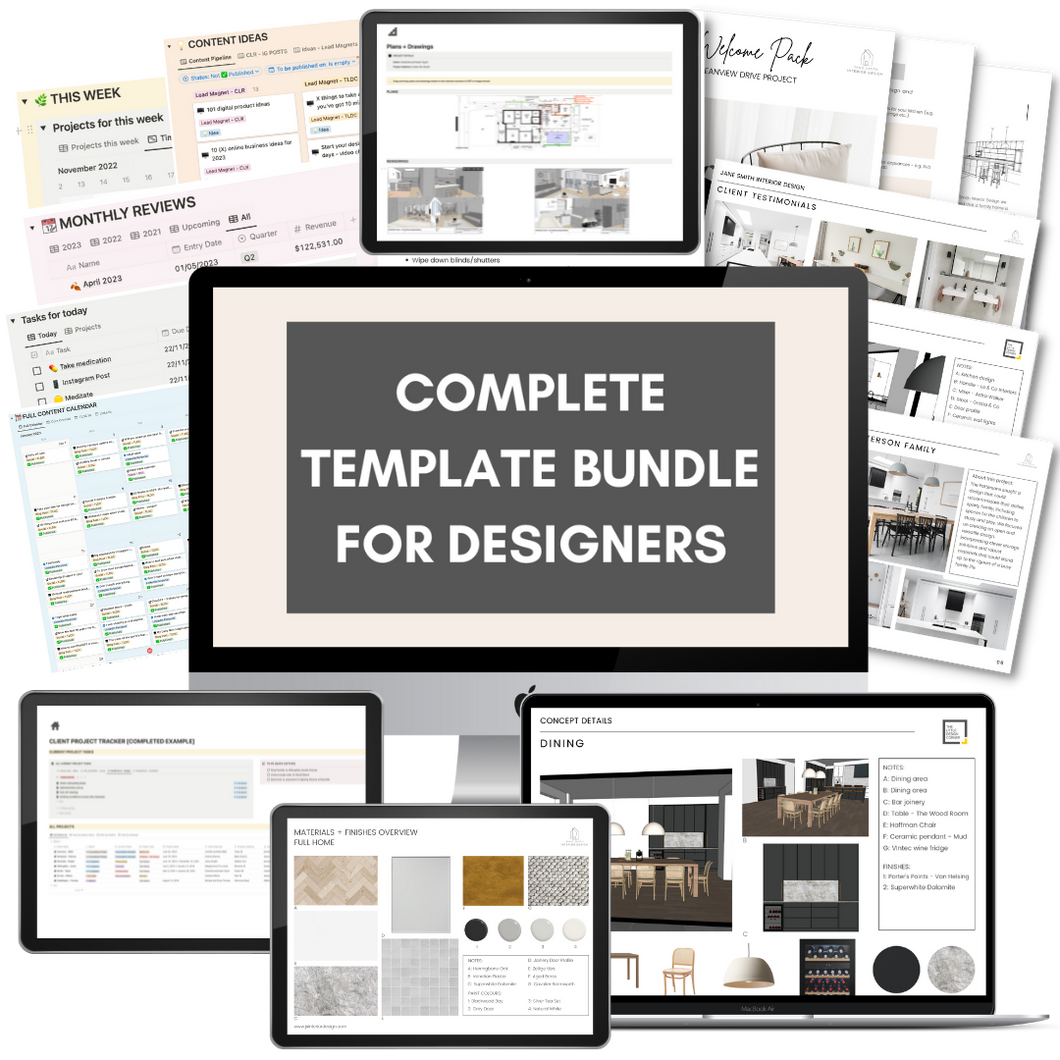 Complete Template Bundle for Designers