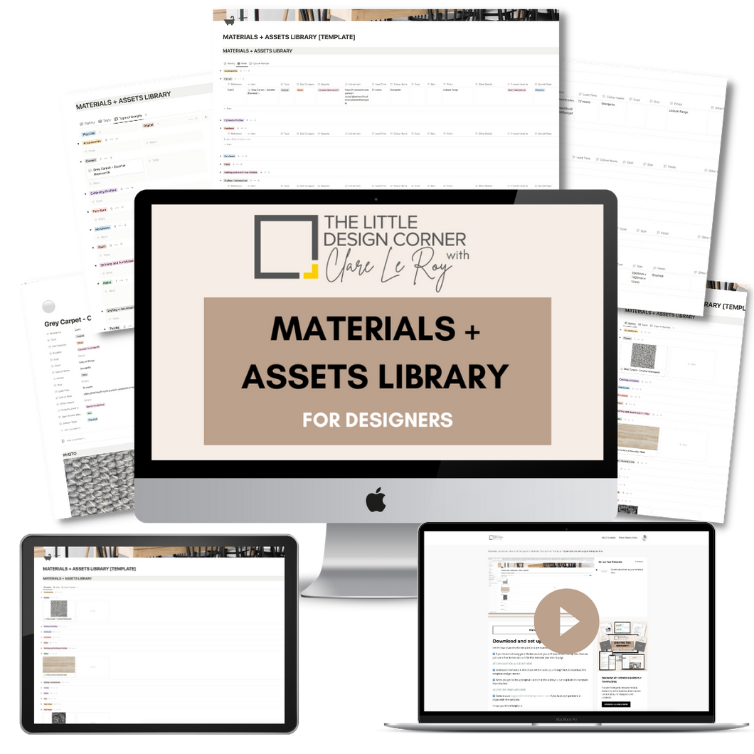 The Materials and Assets Library