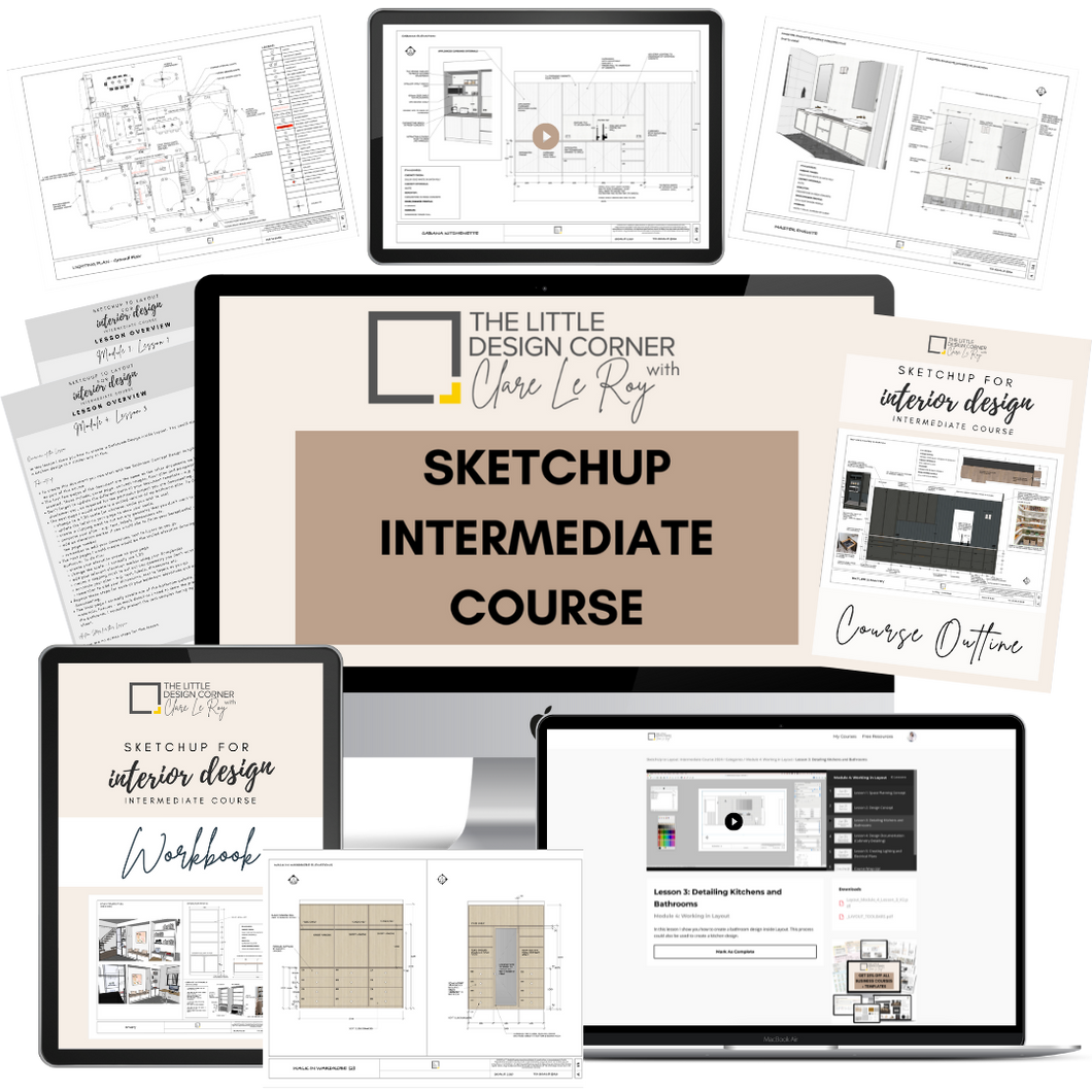 SketchUp for Interior Design - Intermediate Course