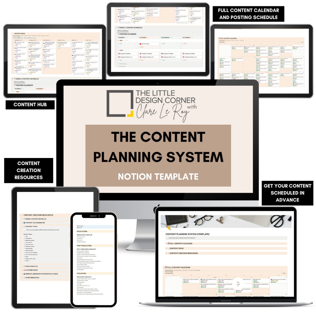 The Content Planning System - Notion Template